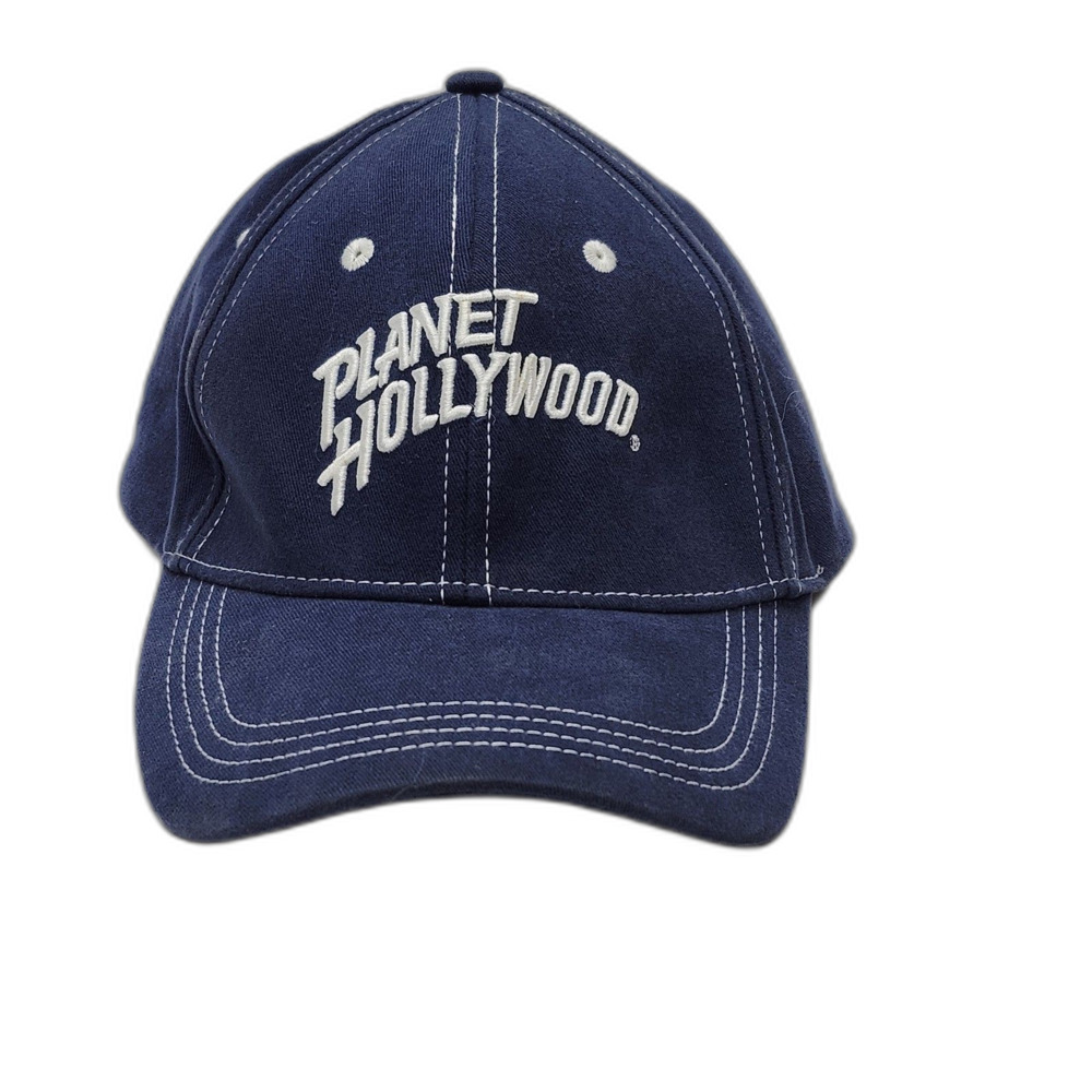 Vintage Planet Hollywood New York Hat 1998 Navy Blue Cotton Baseball Cap